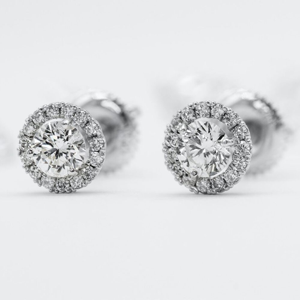 Platinum Earrings